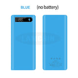 Type C USB Battery Box Charger Case For IPhone11 X Samsung S10 Plus With Retail Package 8*18650 5V Dual USB  Power Bank Shell