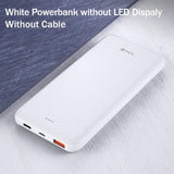 YKZ QC 3.0 Power Bank 10000mAh LED External Charger Battery Poverbank PD Fast Quick Charge 12V Powerbank for iPhone Xiaomi mi