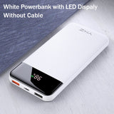 YKZ QC 3.0 Power Bank 10000mAh LED External Charger Battery Poverbank PD Fast Quick Charge 12V Powerbank for iPhone Xiaomi mi