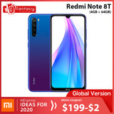 Global Version Xiaomi Redmi Note 8T 8 T 4GB RAM 64GB ROM Snapdragon 665 Octa Core 6.3'' 48MP Quad Camera 4000mAh 18W QC NFC