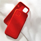 Original Liquid Silicone Case for Apple iPhone 11 Pro X XS Max Xr 6s 7 8 Plus iPhone11 Coque 360 Bottom Soft Cover With Logo