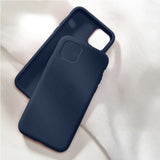 Original Liquid Silicone Case for Apple iPhone 11 Pro X XS Max Xr 6s 7 8 Plus iPhone11 Coque 360 Bottom Soft Cover With Logo
