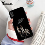 Yinuoda Ronaldo Luiz Nazario De Lima TPU black Phone Case Shell for iPhone 6S 6plus 7 7plus 8 8Plus X Xs MAX 5 5S XR