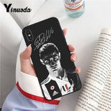 Yinuoda Ronaldo Luiz Nazario De Lima TPU black Phone Case Shell for iPhone 6S 6plus 7 7plus 8 8Plus X Xs MAX 5 5S XR