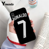 Yinuoda Ronaldo Luiz Nazario De Lima TPU black Phone Case Shell for iPhone 6S 6plus 7 7plus 8 8Plus X Xs MAX 5 5S XR