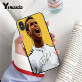 Yinuoda Ronaldo Luiz Nazario De Lima TPU black Phone Case Shell for iPhone 6S 6plus 7 7plus 8 8Plus X Xs MAX 5 5S XR