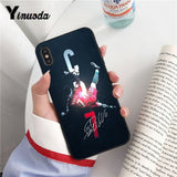 Yinuoda Ronaldo Luiz Nazario De Lima TPU black Phone Case Shell for iPhone 6S 6plus 7 7plus 8 8Plus X Xs MAX 5 5S XR