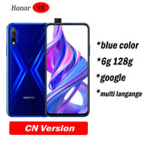 Honor 9x Smart Phone 6.59 inch Lifting Full Screen 48MP Dual Cameras 4000mAh GPU Turbo Mobile Phone