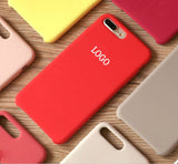 Original Official Silicone Phone Case For iPhone 11 Pro Max Logo Cases For Apple iPhone 7 8 6 6s Plus XR X XS Max Cover Funda