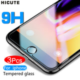 Verre trempé protecteur pour iphone 7 6 6s 8 plus 11 pro XS max XR x verre iphone 7 8 x verre protecteur d'écran sur iphone 7 6S 8