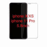 Verre trempé protecteur pour iphone 7 6 6s 8 plus 11 pro XS max XR x verre iphone 7 8 x verre protecteur d'écran sur iphone 7 6S 8