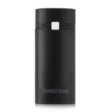 5600mAh Power Bank Case Kit 2x18650 Battery Portable Power Bank Box Shell with USB Output & Indicator for iPhone without Battery